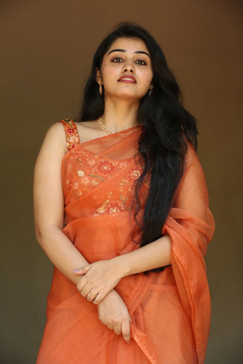 Telugu Actress Athira Raj Stills at Krishnamma Movie Press Meet